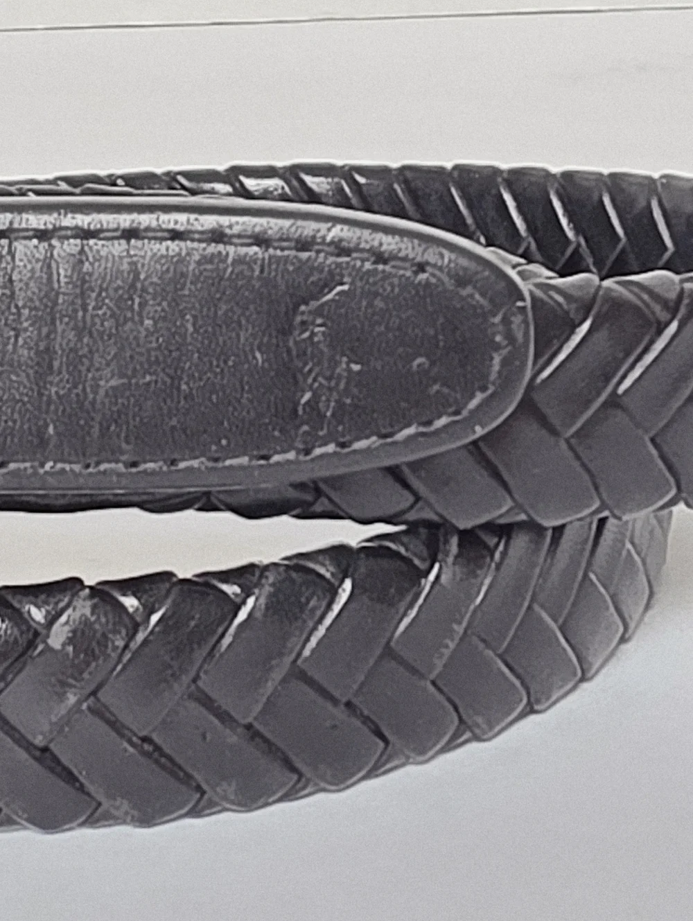 Ralph Lauren Braided Leather Belt Size 36 - Picture 4 of 7